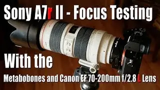 Sony A7r II Focus Testing w/ Canon EF 70-200mm f/2.8 L IS Lens