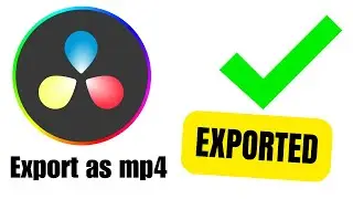 How To Export as mp4 in Davinci Resolve WORKS NOW!