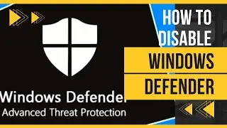 How To Turn Off or Disable Windows Defender n Windows 10 | How to Disable or Enable Windows Defender