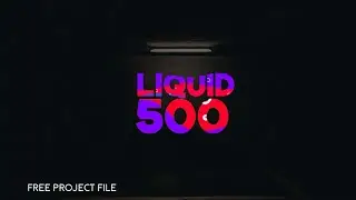 Liquid Text Animation In Alight Motion