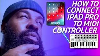 How to connect midi controller to iPad Pro #ipadpro #midi