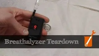 How a breathalyzer works (alcohol sensor)