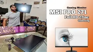 MSI Pro MP271  27 inch IPS Monitor Full HD Monitor For Gameing unboxing video Part 1 | GtxHarry