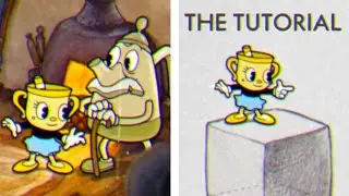 Cuphead DLC - What If Ms. Chalice Visits Elder Kettle & Plays Tutorial?