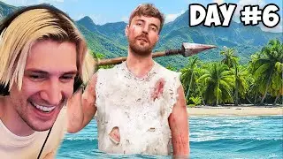 7 Days Stranded On An Island | xQc Reacts to MrBeast