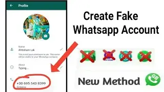 fak number se whatsapp account kese banaya how to get fake whatfak number se whatsapp accout