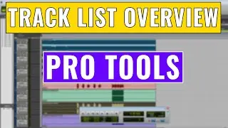 How to use the Pro Tools Track List -- OBEDIA.com Live one-on-one Avid Pro Tools Training & Support