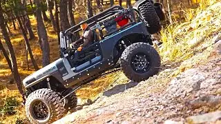 Axial SCX10 III Jeep CJ-7 with H-Tech Custom 2  #offroad #rc #4x4