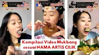 TERBARU !! Nonton Santai 🤤 | Kompilasi Video Mukbang sesuai Nama ARTIS CILIK !! 😍