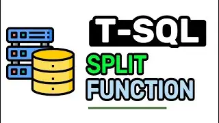 STRING SPLIT Function - T-SQL FULL Tutorial For Beginners | Lesson 11