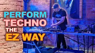 Live Demonstration Using The Elektron Octatrack As A TECHNO Mixer