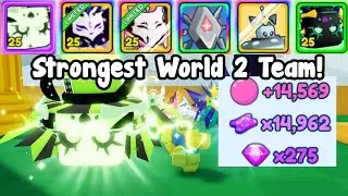 I Made Strongest World 2 Pets In Bubble Gum Simulator INFINITY!