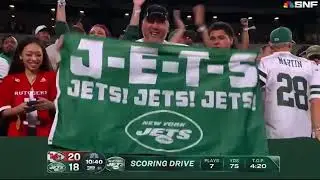 Zach Wilson 10 Yard Touchdown Pass to Allen Lazard | Chiefs vs Jets