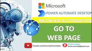 Power Automate Desktop || Go to web page action (Browser Automation)