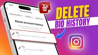 How To Delete Instagram Bio History | Remove bio-history on Instagram