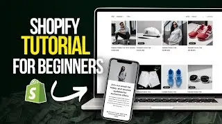 SHOPIFY STORE TUTORIAL For Beginners | Website Tips, Tricks & Page Design