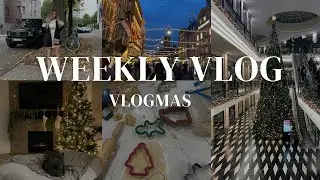 MINI VLOG -Vlogmas Day 1 - Christmas Decor Haul - Decorate With Me - Minimal Christmas Decor