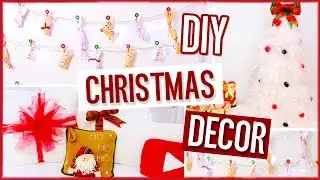 DIY Christmas decorations! No-sew pillow, easy tree & more! Holiday projects