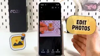 How to Edit Photos by Built-in Editor on Motorola Razr 50