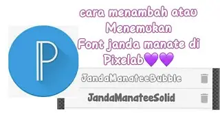 Cara mendownload dan menambah  font Janda Manatee Di Chrome || ratuarzeta