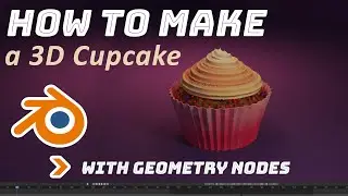 How to Make a 3D Cupcake using Blender