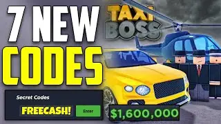 *NEW* TAXI BOSS CODES IN AUGUST 2024 | TAXI BOSS CODES 2024 | TAXI BOSS CODE | CODES FOR TAXI BOSS