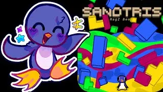 SPEEDRUNNING SAND TETRIS! (World Record Penguin Score)