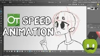 Opentoonz  Time Lapse Animation 