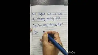 past perfect continuous tense= had + been + main verb with _ing  (for pronouns-I, We,You, He,She, it
