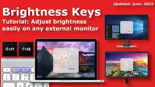 How to use Brightness Keys on External Displays in macOS Catalina