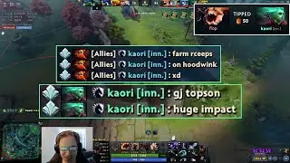 Topson responds to Div 2 player that was Flaming him