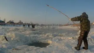 Рыбалка в глухозимье с новой камерой Eyoyo 1000tvl  Рыбы много, но как её поймать?????