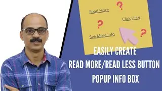 How to add read more / read less button OR a info popup link in wordpress | Wordpress tutorials 2022