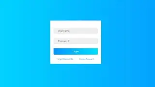 Login Form Design - CSS