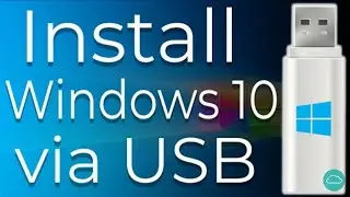 instal windows 10 / USB