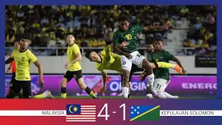 Malaysia 4 - 1 Kepulauan Solomon | Perlawanan Antarabangsa Tier 1