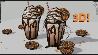 Anime Style Milkshake in Blender (Full Tutorial)