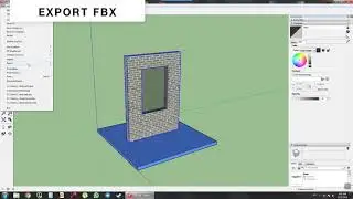 Export FBX from Sketchup with Textures