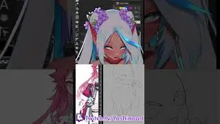 Fastest ART TRICK 5head #vtuber #vtuberclips #animegirl