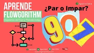 🔃36: Cómo determinar si un número es par o impar en Flowgorithm. | Ingenioteka #flowgorithm