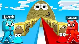 LUCKY BLOCK z POU 💩 w Minecraft 😍