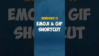 Windows Emoji and Gif Shortcut 