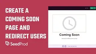 How to add a coming soon page to WordPress and redirect users? | Under Construction | #WordPress 25