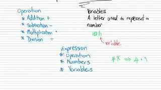Expressions and Variables