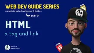 HTML anchor tag | HTML Tutorial | Web Dev Guide Series