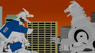 Heisei Mechagodzilla vs Kiryu 2002 | Epic Mechas Fight