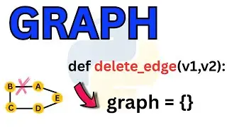 Python Program For Graph Deletion Operation | Delete Edge | Adjacency List | Data Structure