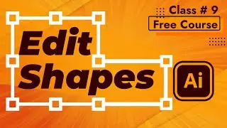 Edit Shapes Illustrator Course Part 9