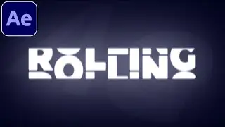 Rolling Text Animation Tutorial in After Effects | Scrolling Text | No Plugins