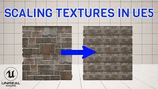 How to scale and tile materials in Unreal Engine 5